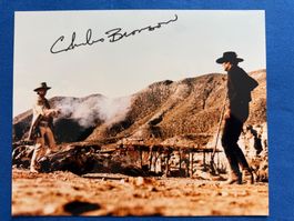 Charles Bronson "Once Upon A Time" ORIGINAL Autogramm +COA