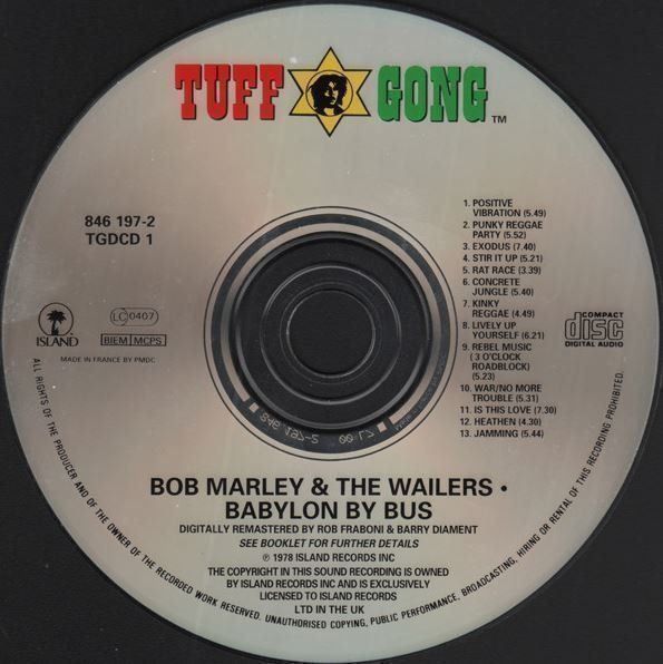 Dischi in vinile: Bob Marley & the Wailers -Babylon by Bus – Usato da Zürich venduto da Raz88 2