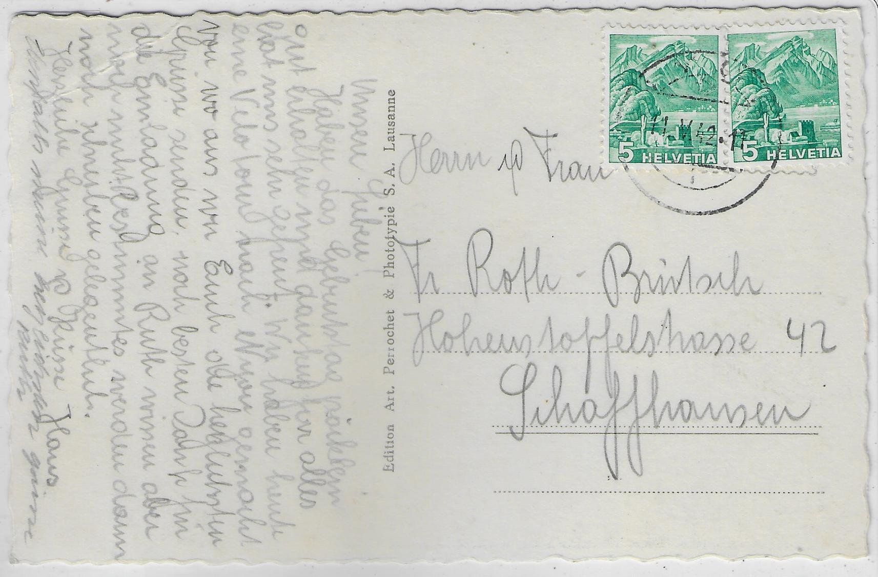 Cartoline postali: Nyon - Le Chateau – Usato da Ettingen venduto da Kartenplanet 1