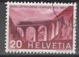 SCHWEIZ 1963 Nr. 397 Bern-Lötschberg-Simplon - Bahn    (25