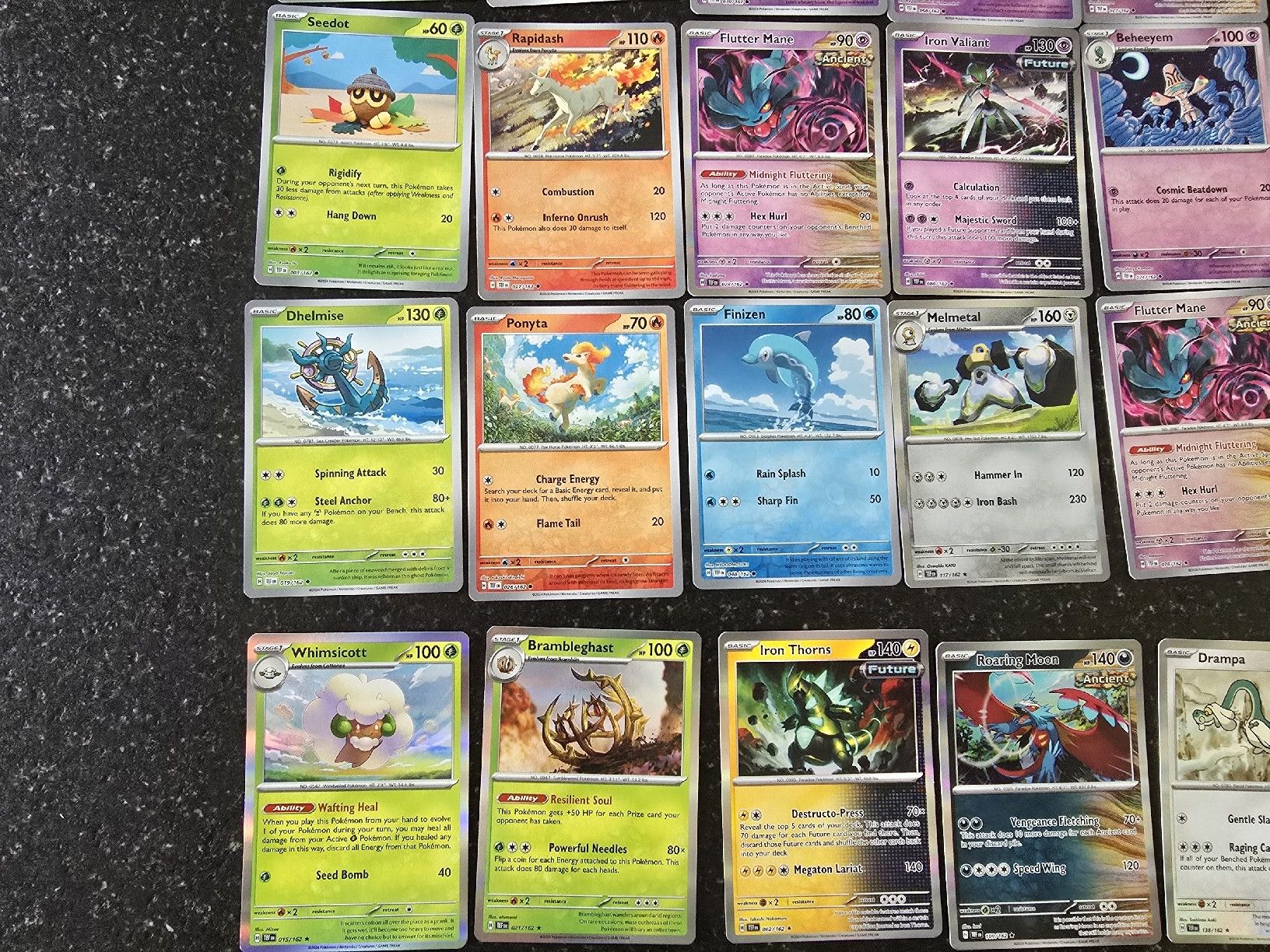 Pokémon Cartes à collectionner: Pokemon Temporal Forces holo et reverse 31 cartes – Neuf (Voir description) à Chézard-St-Martin par arkanges25 3