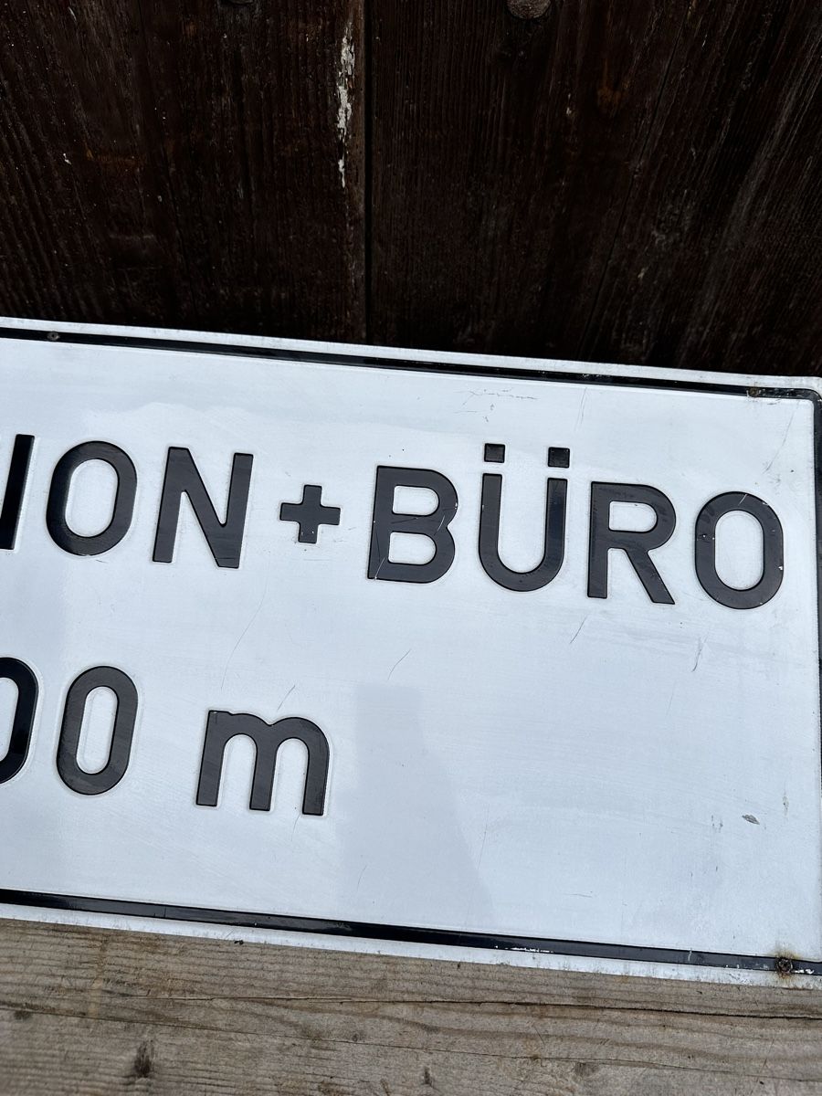 Ecriteaux: Blechschild Wegweiser – D'occasion à Villmergen par Bezdupe 6