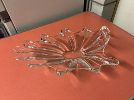 Schöne Kristall Glasschale markieren ART Vannes France.
