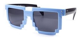 Pixel Retro Gamer Sonnenbrille blau schwarz SRT231-BLBK