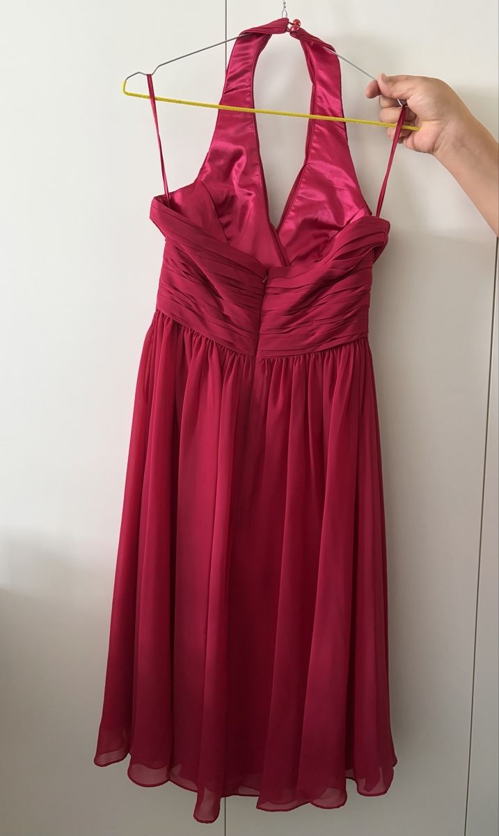 Kleider: Abendkleid Himbeerrot Grösse 36 Neckholder – Neu (gemäss Beschreibung) aus Zürich von siluku 1