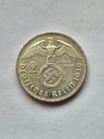 2 Reichsmark 1939 A - Deutsches Reich Original- ab Fr. 1.--!