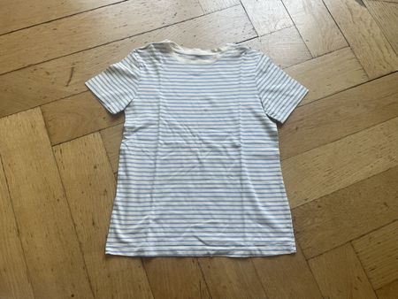 Gestreiftes T-Shirt, Grösse XS , Damen, Mango