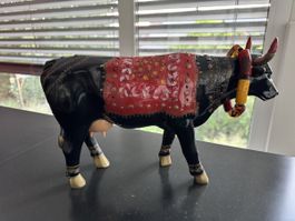 Kuh Figur Kunstfigur von künstler gestaltet handbemalt