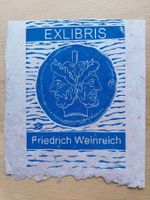 Exlibris für Friedrich Weinreich - Original Holzschnitt sign