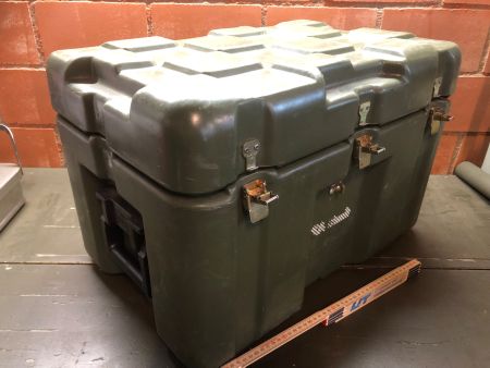 Schweizer Armee Transportbox Kunststoff Kiste Militärkiste