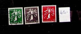 SUISSE  SÉRIE FRANCAIS OBLITÉRÉE (y) 1939. SBK 45.00 /T385