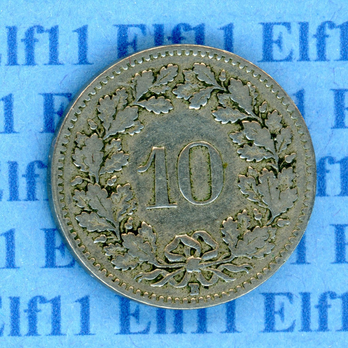 Alle Münzen: CHF___0.10 1911 s+ 10 Rappen – Gebraucht aus Widnau von Elf11 1