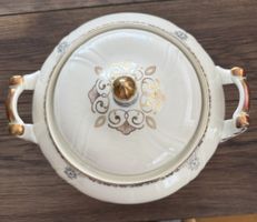 Suppenterrine Edelstein Bavaria Vintage mit Goldrand