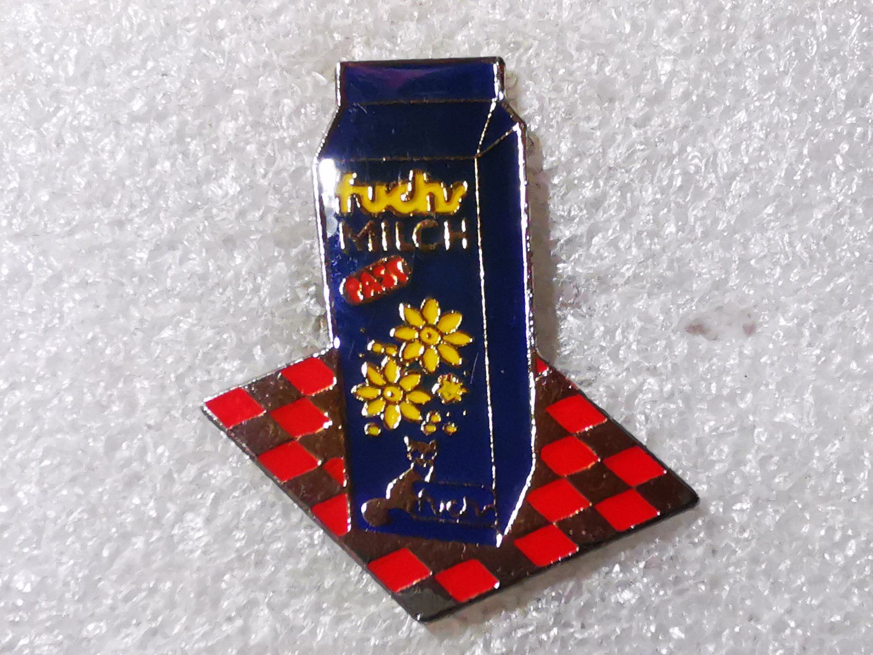 Placchette & Badge: Ansteckpin 113: Fuchs Milch – Usato da Oppligen venduto da Pin-Fall-Shop