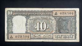 10 Rupees Indien 1970
