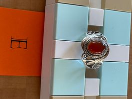 Silberring mit Karneol / GR. 52