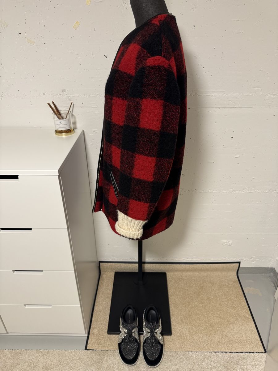 Isabel Marant Giacche: Isabel Marant Étoile Jacket Red/Black Wool Blend Sz 34 – Nuovo (secondo la descrizione) da Sarnen venduto da vik_jw5z 2