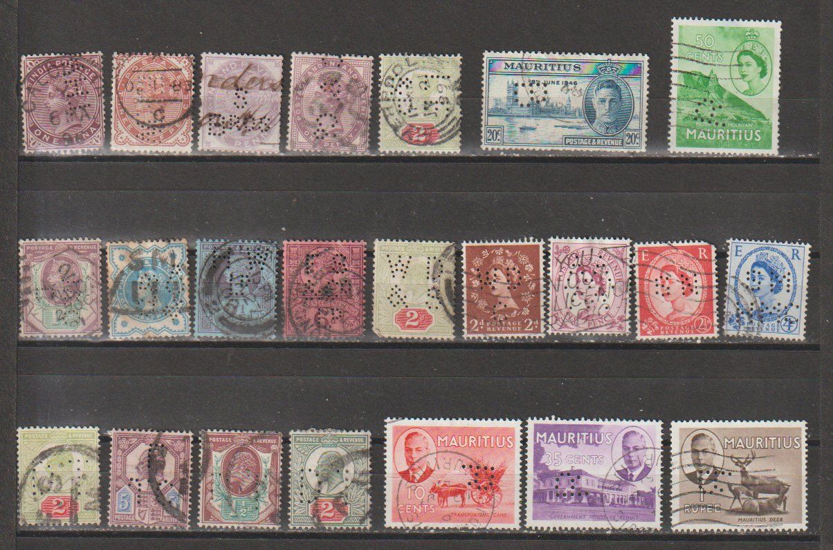 Alle Briefmarken: Perfins GB – Gebraucht aus Crans-Montana von kira56