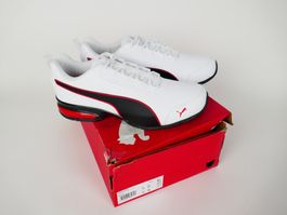 Puma Leader VT SL white-black-flame scarlet Gr. 46