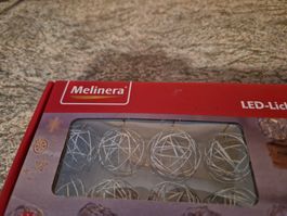 Silber Kugel Kette mit LED