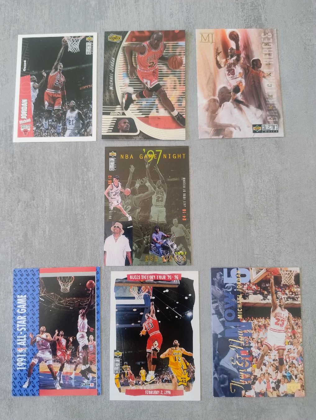 Nba Sammelbilder & Trading cards: NBA 7 cartes de Michael Jordan – Neu (gemäss Beschreibung) aus Martigny von julionix