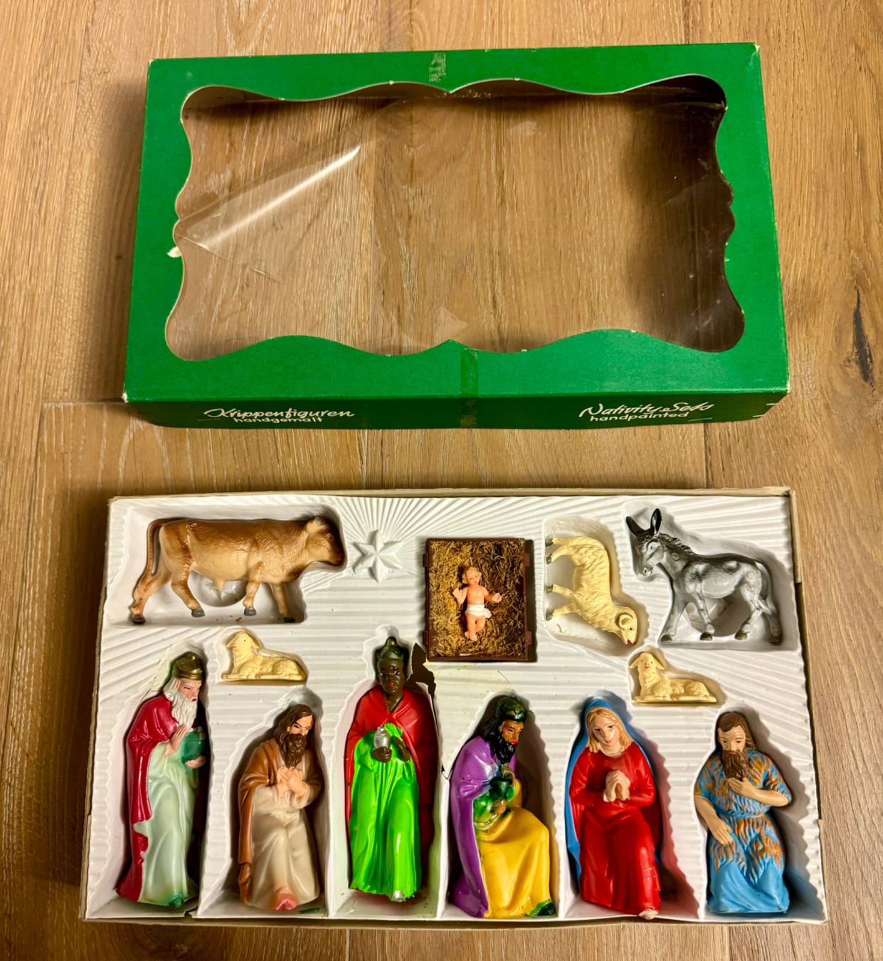 Statuette: Friedel Krippenfiguren Handgemalt - alte Krippenfigur Set – Usato da Rothrist venduto da Luckywinner