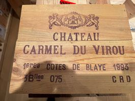Chateau Du Virou 1993 cassa di 3 bottiglie