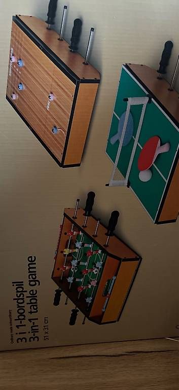 Spiele: 3in 1 Spieltisch – Gebraucht aus Lobsigen von Muus5
