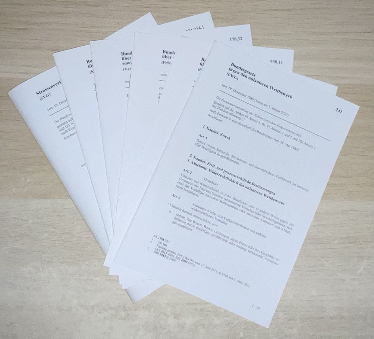 Libri: diverse Gesetze – Nuovo (secondo la descrizione) da Eschenbach SG venduto da someonecake