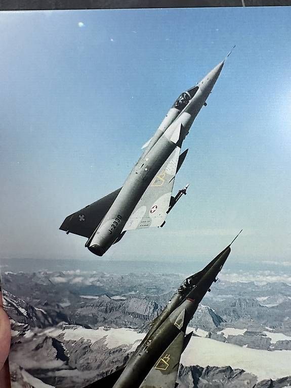 Insegne: Blechschild Mirage III S & RS – Nuovo e nell'imballaggio originale da Rickenbach ZH venduto da Pumba_500 1