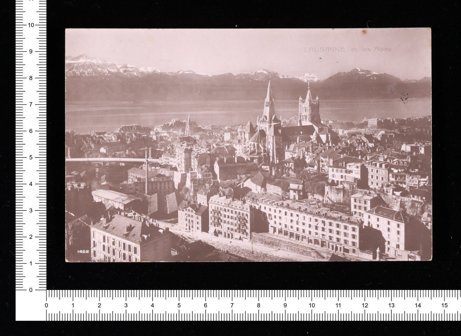 Ansichtskarten: Lausanne et les Alpes – Gebraucht aus Riehen von Tignanello1