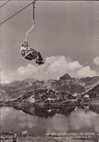 AK Die erste Sesselbahn der Schweiz. Trübsee-Jochpass