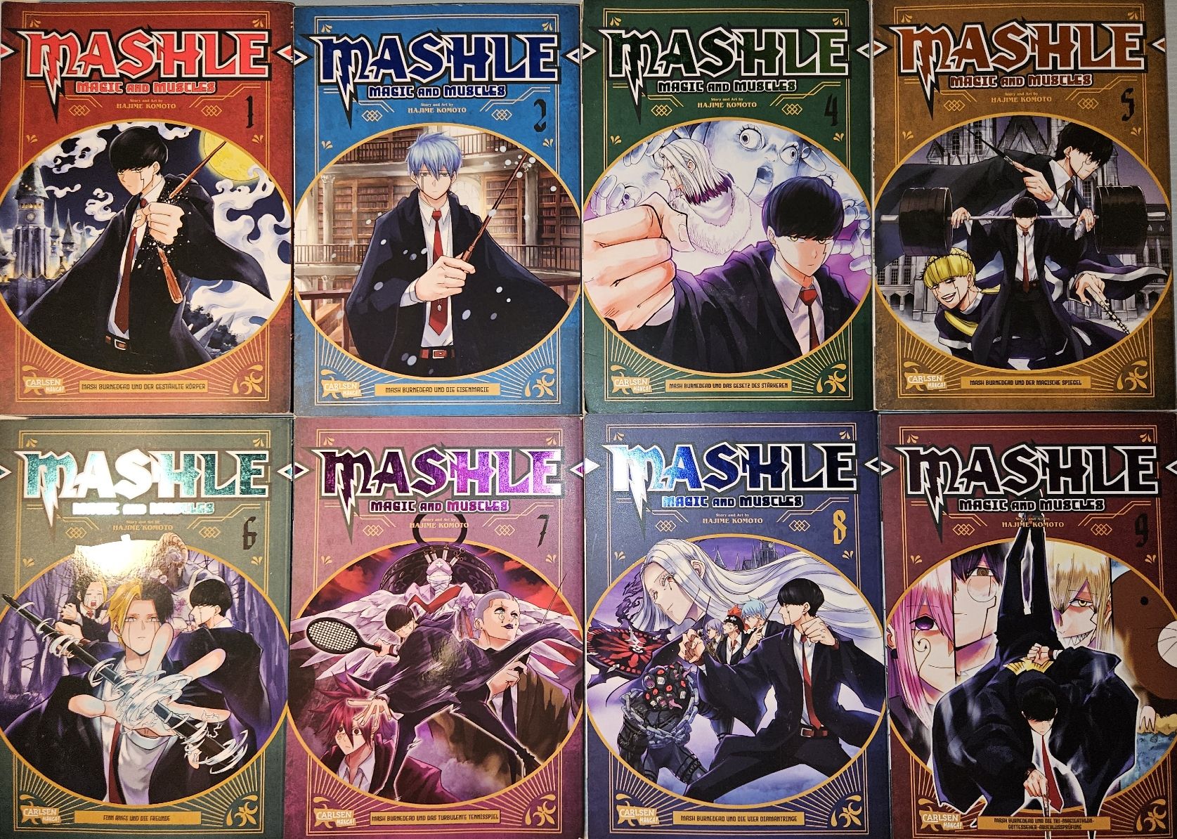 Fumetti: Mashle: Magic and Muscles 8x Deutsch Manga – Usato da Münchenstein venduto da vitalfit