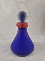 Flacon décoratif en verre soufflé style Murano – signé Ozeta