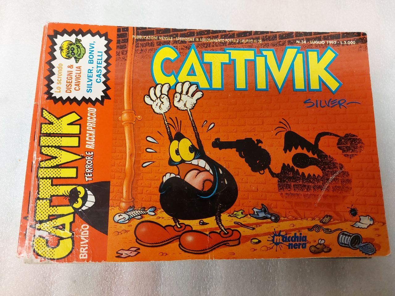 Fumetti: Cattivik Nr. 34 - Fumetto 1992 – Usato da Pambio Noranco venduto da TREBORLOP