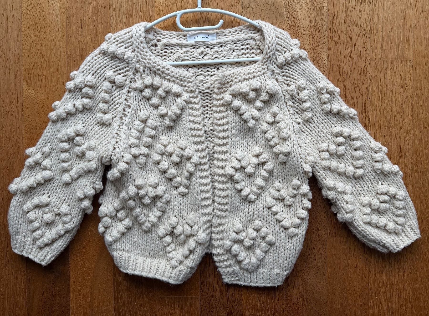 Giacche: Chicwish Cardigan Strickjacke Popcorn Chunky – Usato da Oberwil-Lieli venduto da Borz2 2