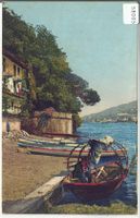 Lago Maggiore - Isola Bella - Boote - Litho
