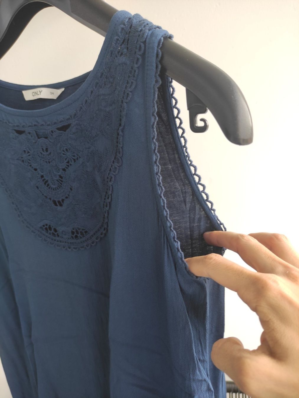 Only Camicette: Bluse Top blau Gr. 34 Only – Usato da Schliern b. Köniz venduto da Pecannut 3