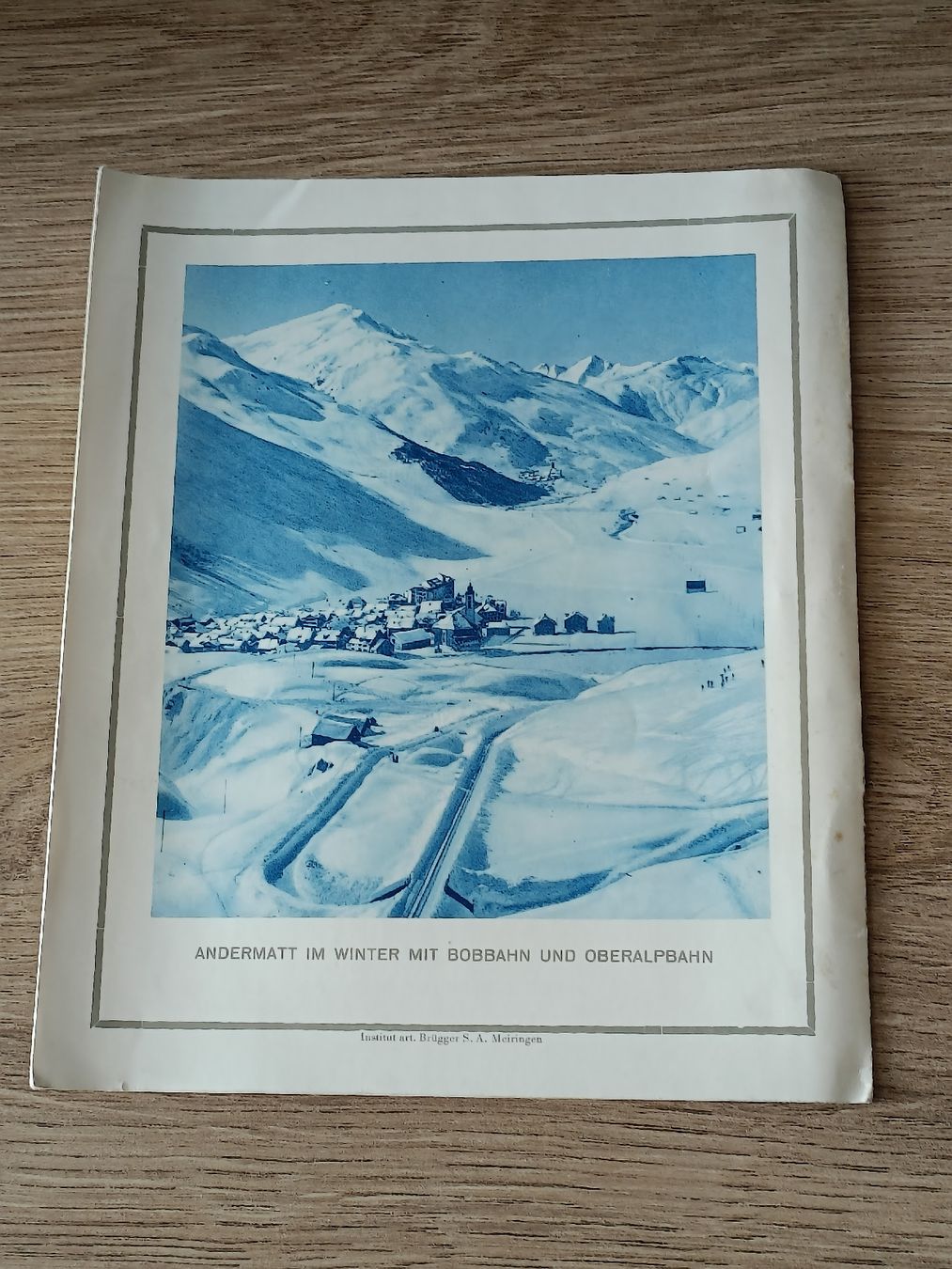 Dokumente: Alter Prospekt / Andermatt - Danioth's Grand Hotel ca. 1930 – Gebraucht aus Brugg AG von Ente015 6