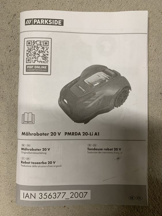 Parkside Rasenmähroboter 20V Smart Mähroboter PMRDA 20Li A1 Kaufen
