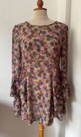 Blouse tunique MARC CAIN. Taille 2, 100% soie