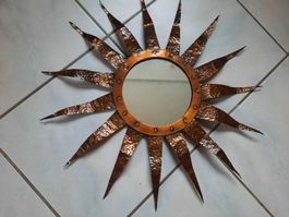 Ancien MIROIR, en CUIVRE