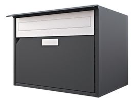 HUBER Briefkasten Alu 400 anthrazit (Ref.07/26)