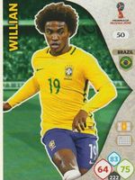 FIFA WORLD CUP RUSSIA 2018 Adrenalyn XL 050 WILLIAN BRAZIL