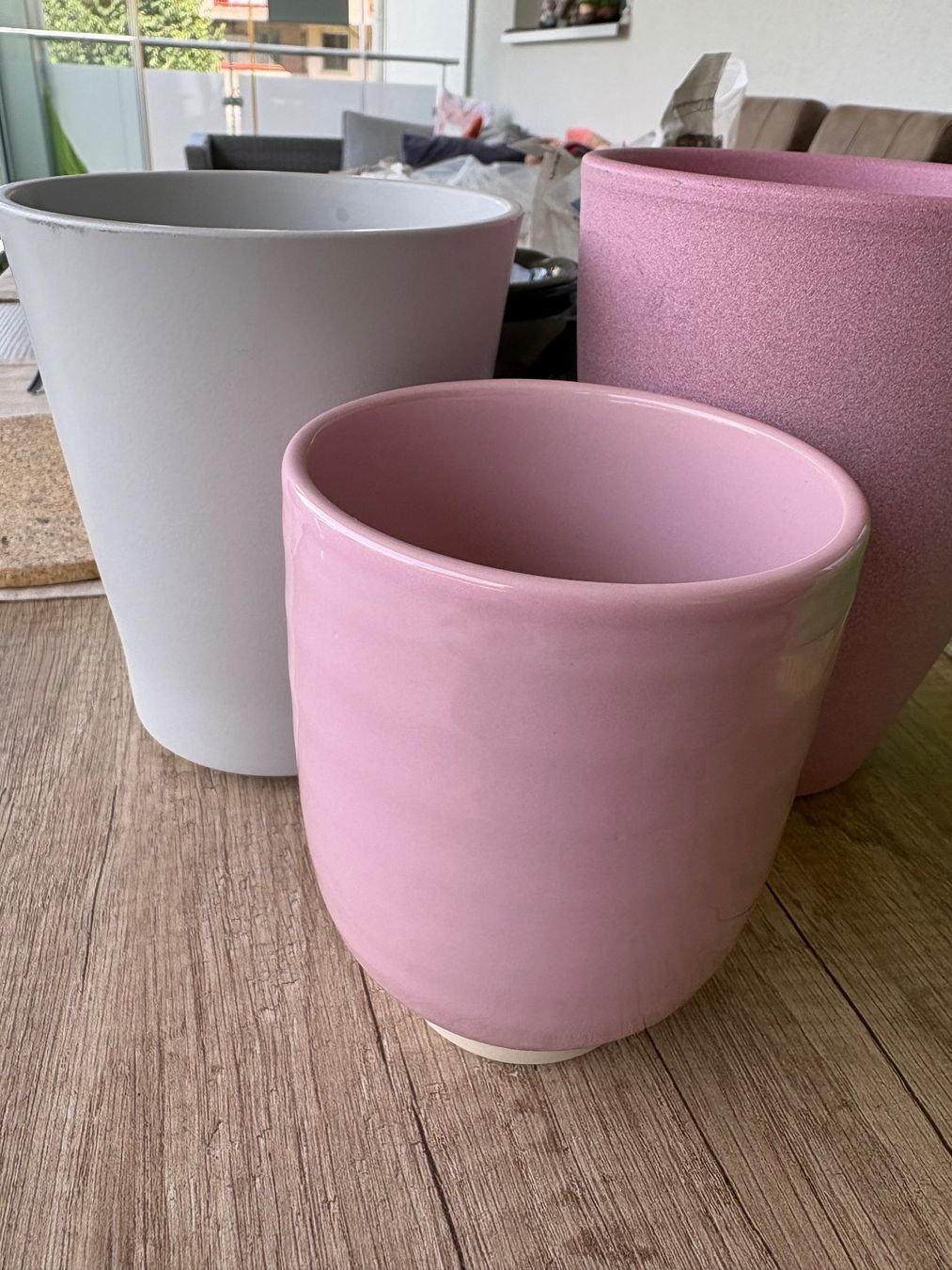 Vasi per fiori: 3 Blumen Übertöpfe – Usato da Schübelbach venduto da S1CH