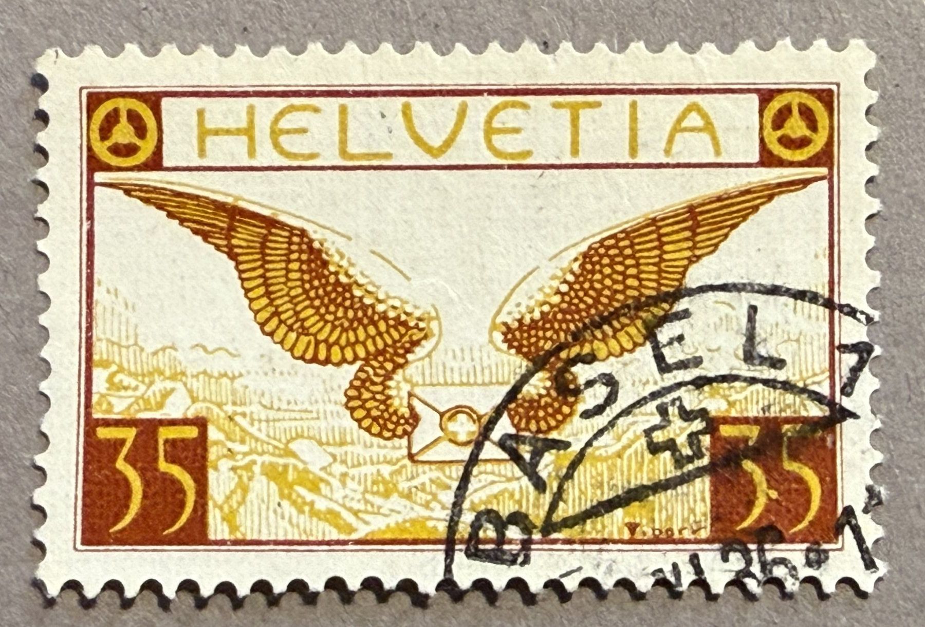 Tutti i francobolli: F14z Stempel Basel, SBK 75.- – Usato da Steinhausen venduto da yukon26