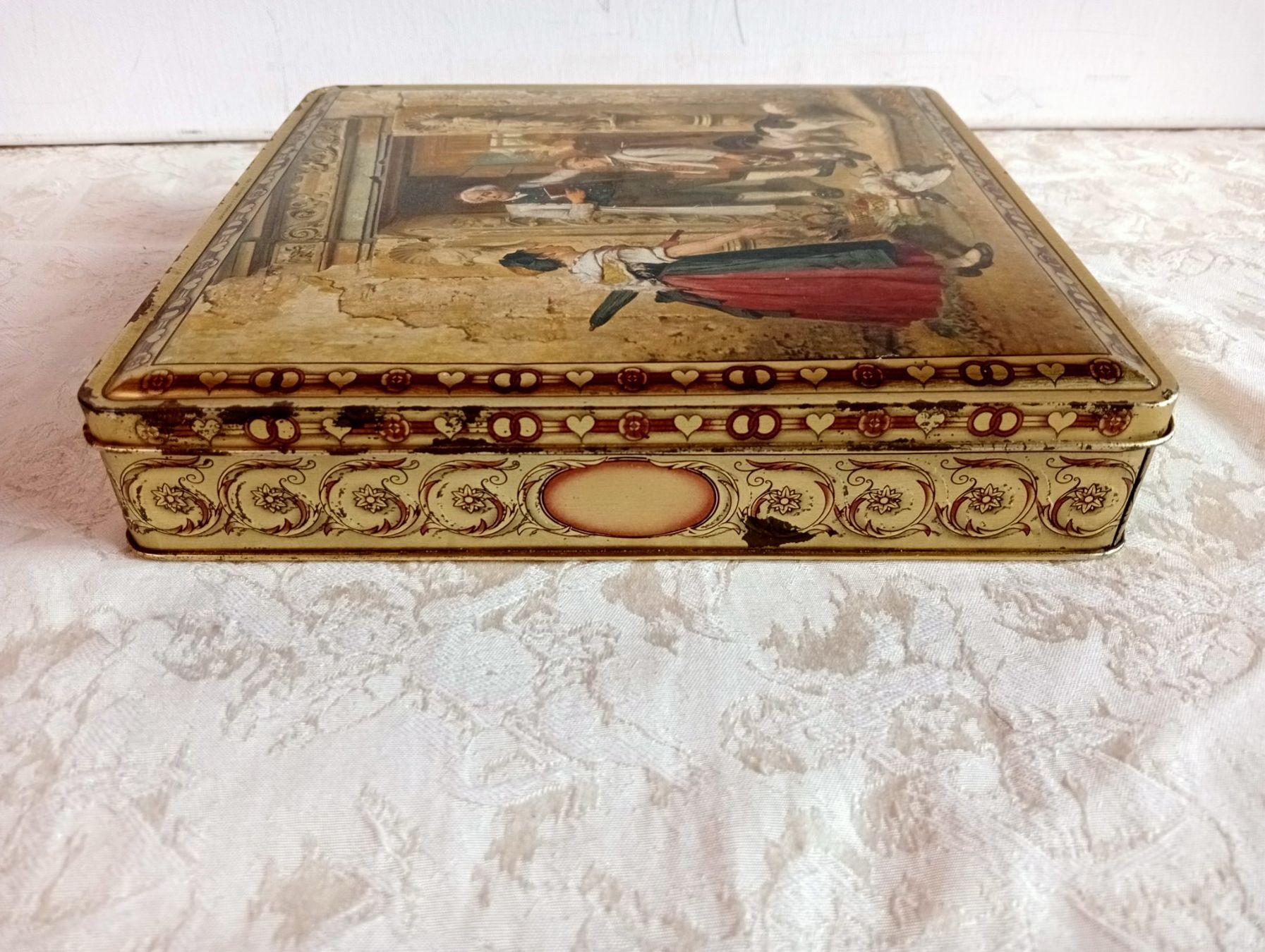 Barattoli: Vintage/ Antik Blechdose Goffret Importe de Belgique – Usato da Oberdorf BL venduto da Barocki888 5