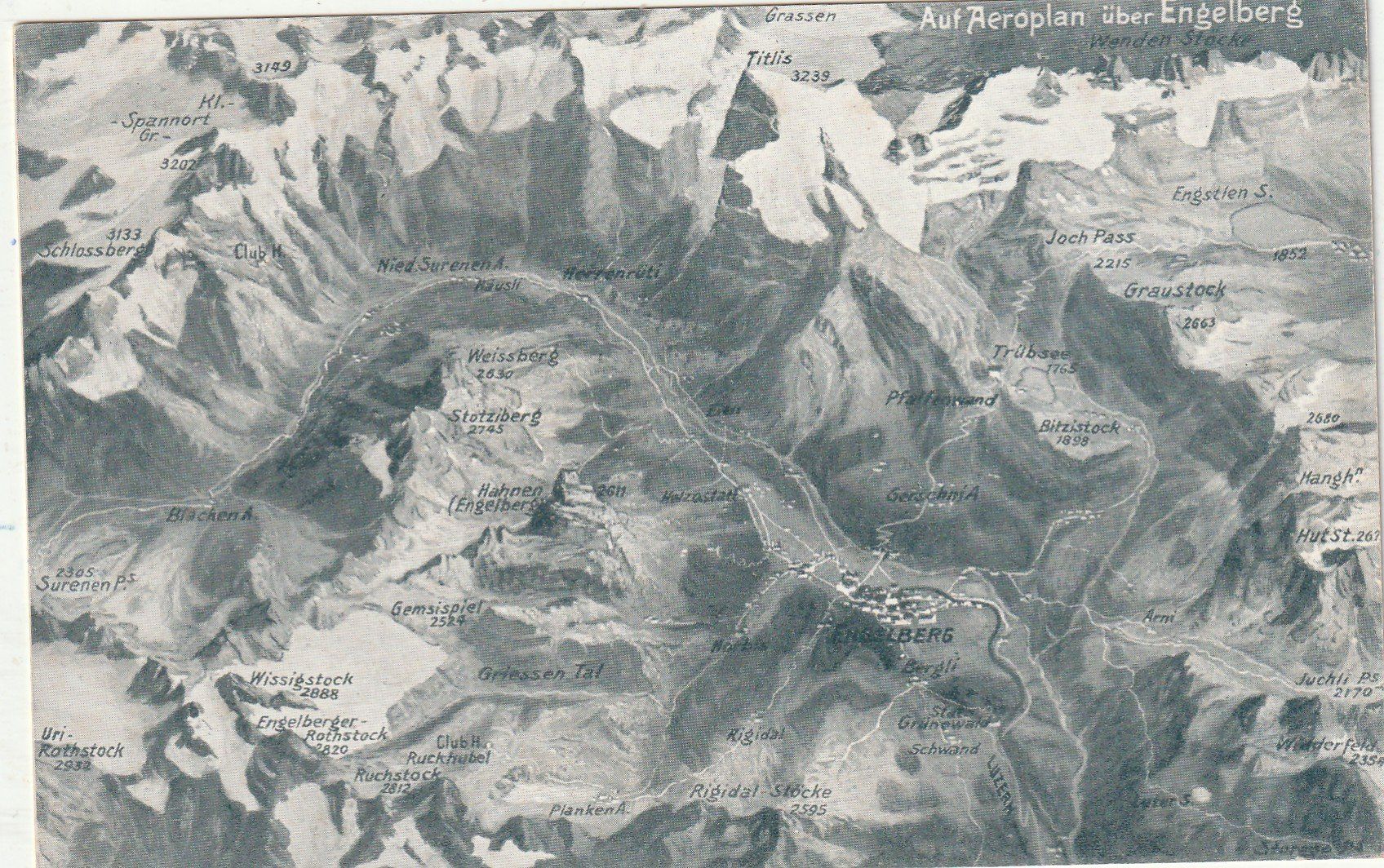 Cartoline postali: Panirama Engelberg – Usato da Lumbrein venduto da made02