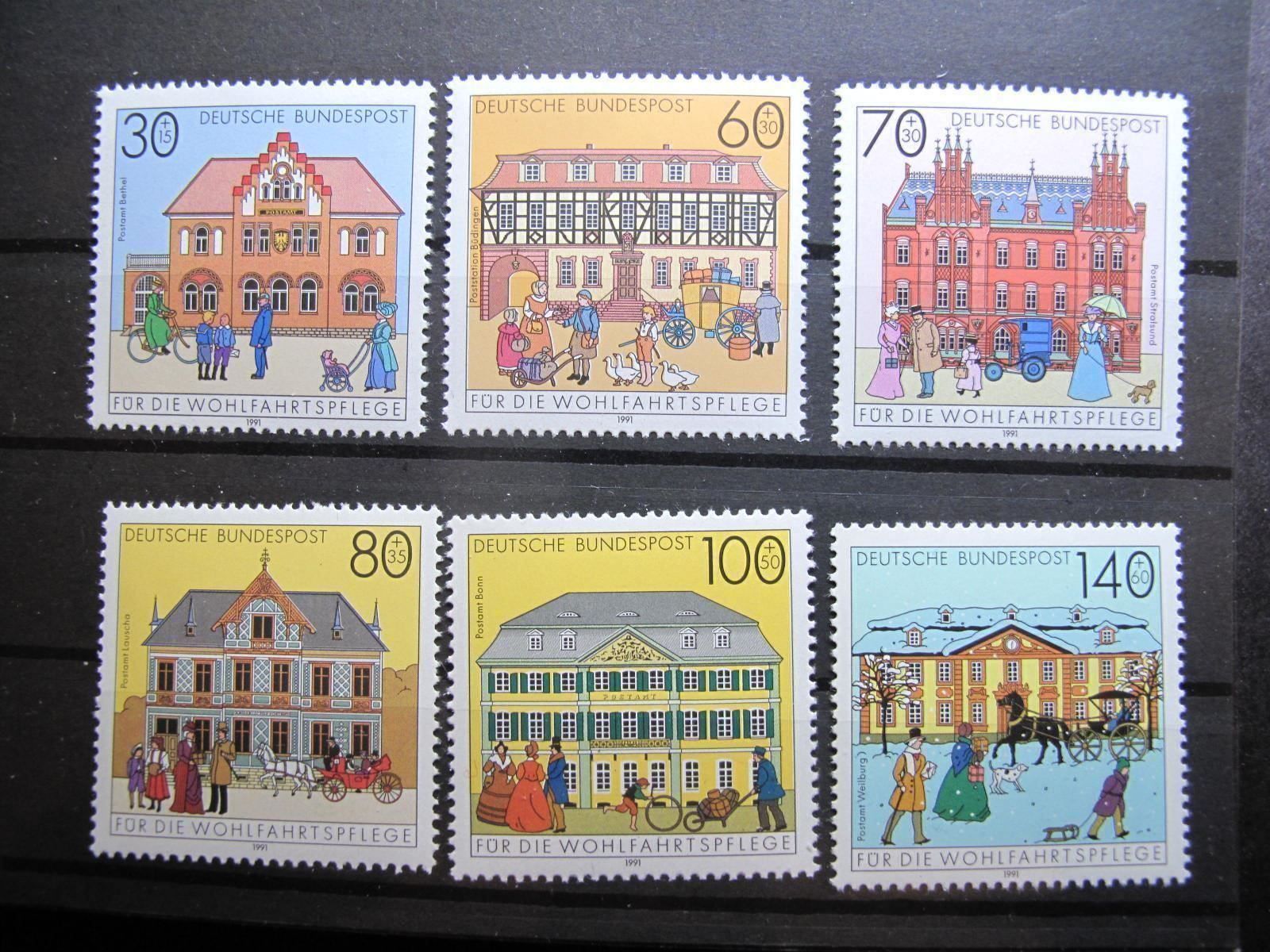 Tutti i francobolli: BRD 1991 Historische Posthäuser ** – Usato da Wil SG venduto da fva01