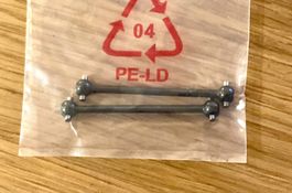 Paire de cardan 50mm pour voiture 1/16